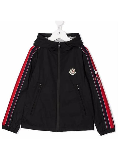 Kids Logo Three Stripes Hooded Jacket 1A000 08 54A91 999 - MONCLER - BALAAN 1