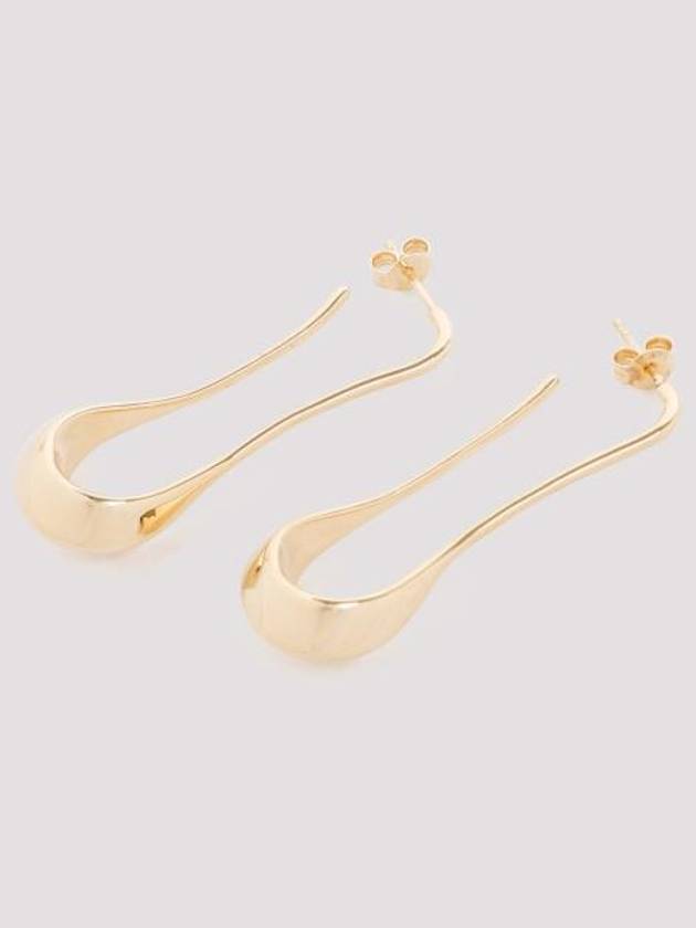 Short Drop Earrings Gold - LEMAIRE - BALAAN 3