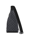 Duo Monogram Sling Bag Black - LOUIS VUITTON - BALAAN 5