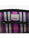 Darwen Striped Nylon Tote Bag Purple - ISABEL MARANT - BALAAN 5