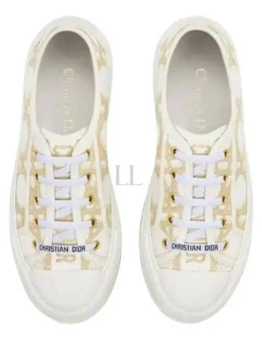Walk'N'Dior Platform Low Top Sneakers White - DIOR - BALAAN 2
