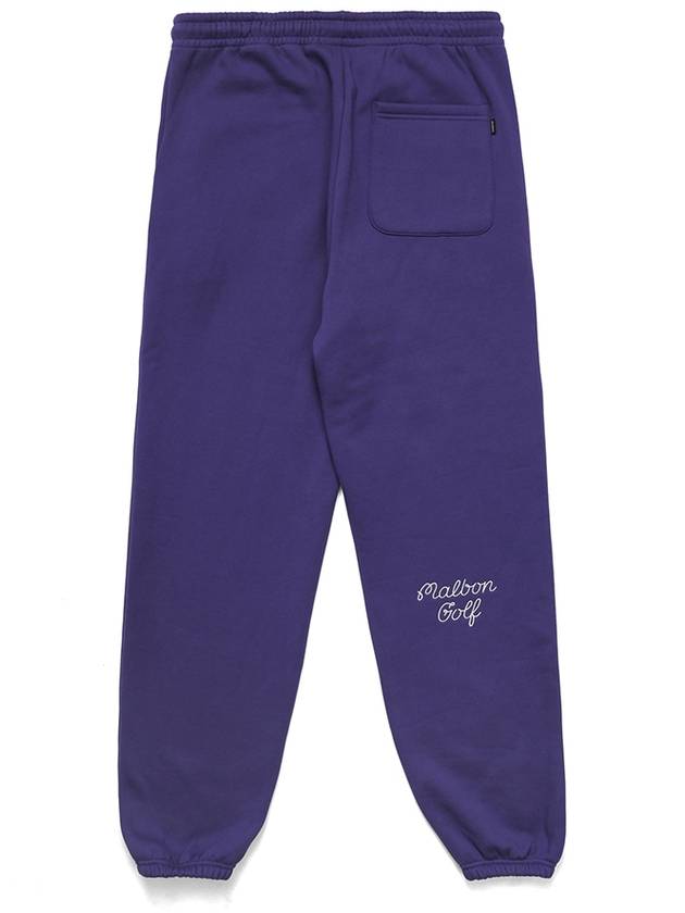 Wiz Collection Wizard Sweatpants PURPLE - MALBON GOLF - BALAAN 2