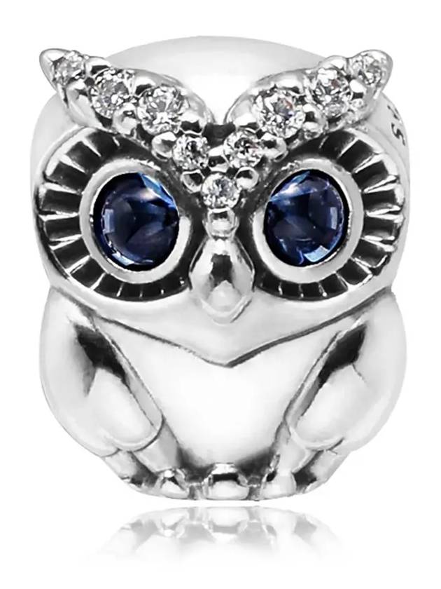 Sparkling Owl Charm Silver - PANDORA - BALAAN 4