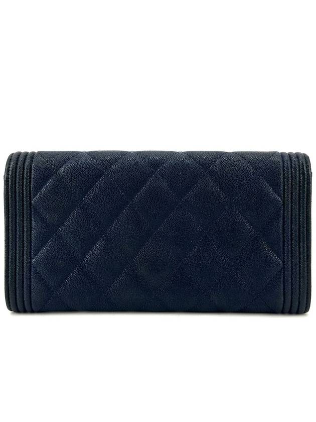 Caviar Boy Flap Long Wallet - CHANEL - BALAAN 5