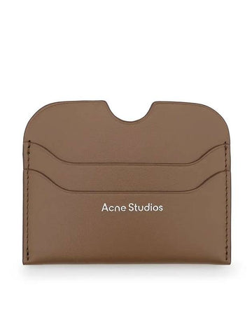 Elmas Large S Card Wallet Brown - ACNE STUDIOS - BALAAN 1