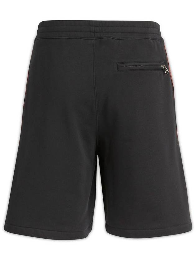 side logo band shorts black - ALEXANDER MCQUEEN - BALAAN 2