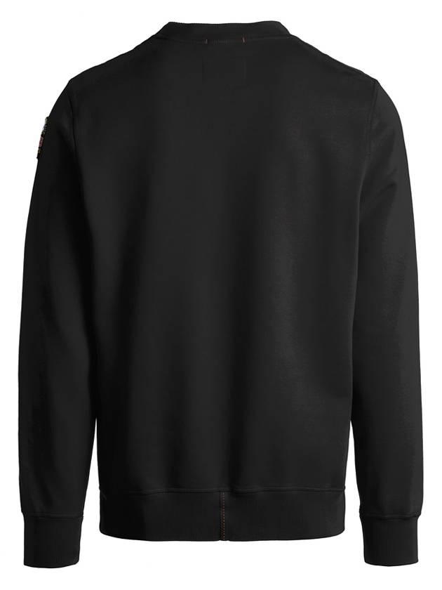 Men's Caleb CALEB Cotton Sweatshirt Black - PARAJUMPERS - BALAAN 6