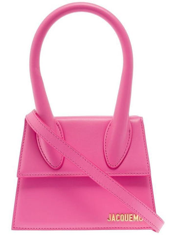 Le Chiquito Moyen Signature Mini Tote Bag Pink - JACQUEMUS - BALAAN 1