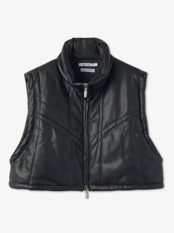 Matador Crop Puffer Vest Black RHFW22VE026393720372 - RHUDE - BALAAN 1