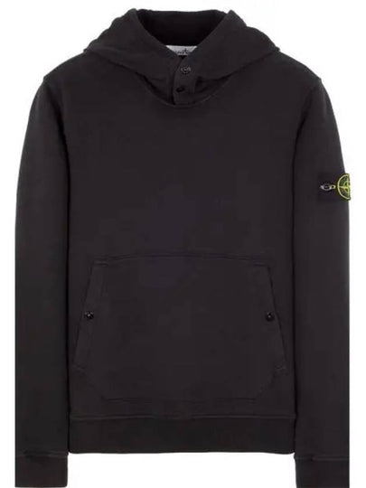 Garment Dyed Hoodie Black - STONE ISLAND - BALAAN 2