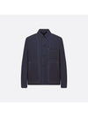 Workwear Cotton Silk Canvas Jacket Navy - DIOR - BALAAN 1