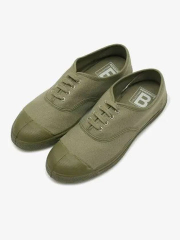 Tennis Low Top Sneakers Khaki - BENSIMON - BALAAN 1