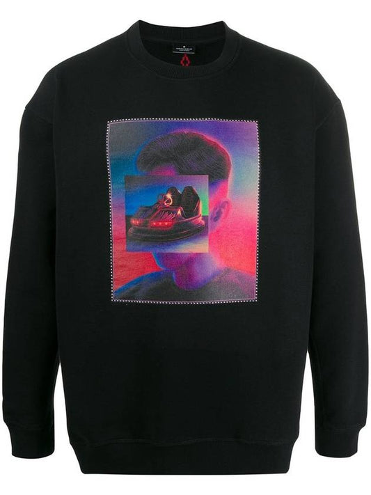 Print crew neck sweatshirt CMBA049F 19506023 1088 - MARCELO BURLON - BALAAN 2