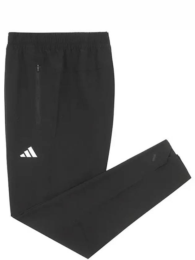 Workout Logo Regular Fit Track Pants Black - ADIDAS - BALAAN 3