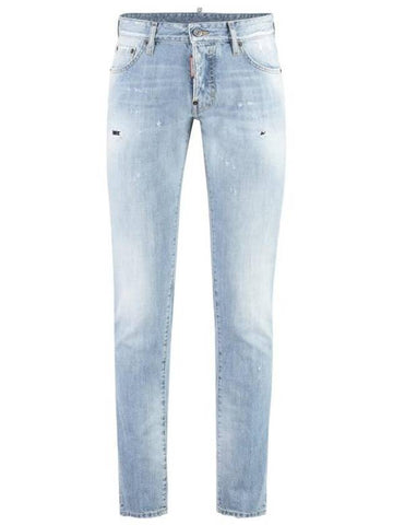 denim straight pants S74LB1321S30309 470 DENIM - DSQUARED2 - BALAAN 1