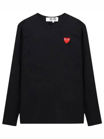 Red Heart Waffen Long Sleeve T Shirt - COMME DES GARCONS - BALAAN 1