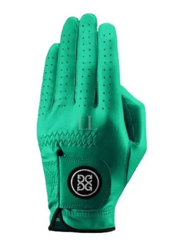 Circle GS Logo Leather Golf Gloves Green - G/FORE - BALAAN 2