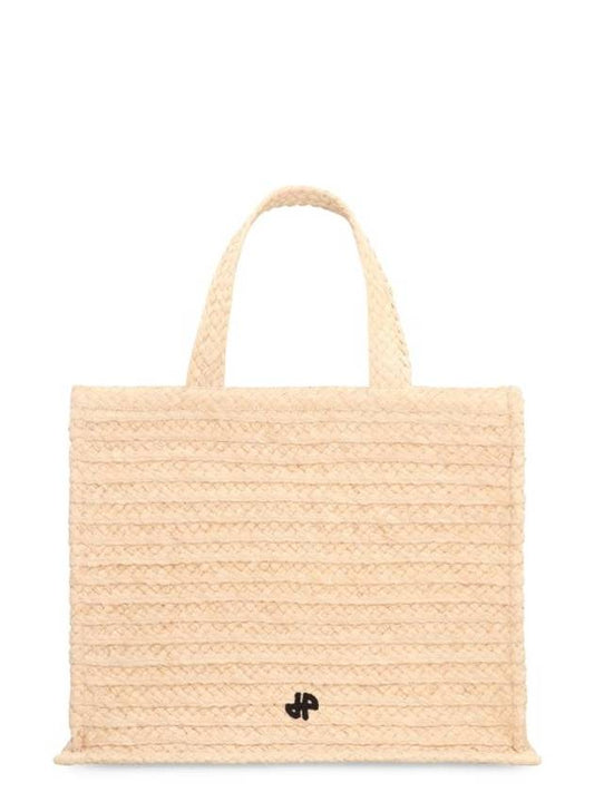 JP Raffia Tote Bag Beige - PATOU - BALAAN 1