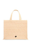 JP Raffia Tote Bag Beige - PATOU - BALAAN 1