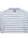 striped jersey stitch short sleeve knit FKA413A Y8007 475 - THOM BROWNE - BALAAN 7