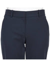 Women's Wool Crop Slacks Navy - THEORY - BALAAN.