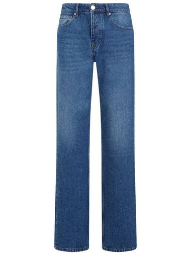 Classic Fit Denim Jeans Vintage Blue - AMI - BALAAN 1