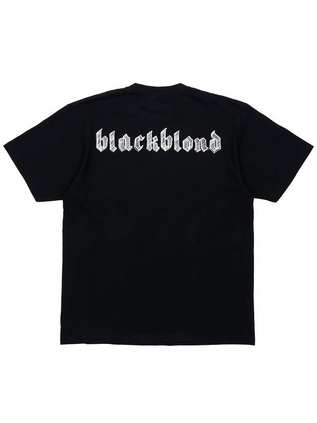 BBD Sketch Logo T Shirt Black - BLACKBLOND - BALAAN 3