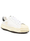 Maison MAISON Blakey VL OG sole leather low-top sneakers white - MIHARA YASUHIRO - BALAAN 3