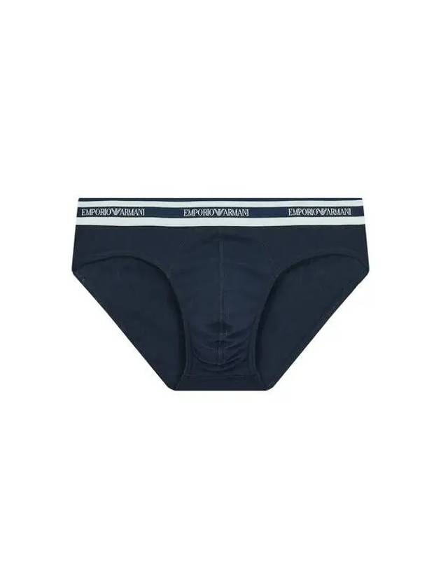 UNDERWEAR Men s Striped Logo Banding Briefs Marine - EMPORIO ARMANI - BALAAN 1