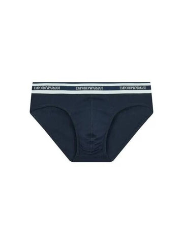 UNDERWEAR Men s Striped Logo Banding Briefs Marine - EMPORIO ARMANI - BALAAN 1