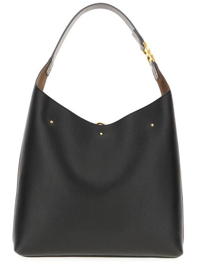 Marcie Grained Leather Hobo Shoulder Bag Black - CHLOE - BALAAN 4