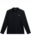 Tech Bridge Mid Layer Long Sleeve Black - J.LINDEBERG - BALAAN 2