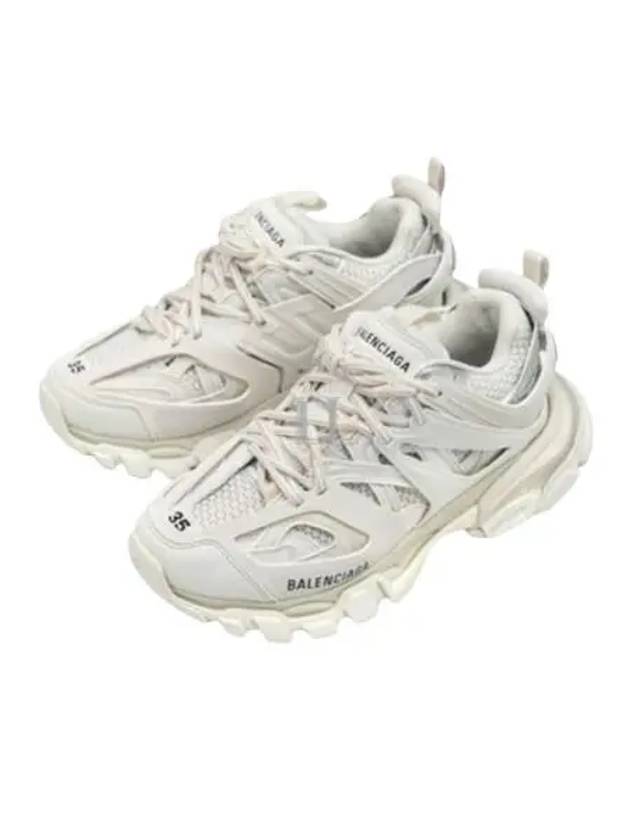 Triple S All-Over Logo Low Top Sneakers White - BALENCIAGA - BALAAN 2