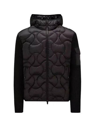 Black Men s Hooded Zip Up 9B00025 M1124 999 - MONCLER - BALAAN 2