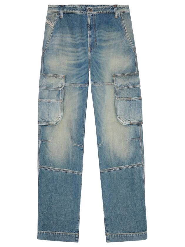 D Fish Straight Jeans Blue - DIESEL - BALAAN 2