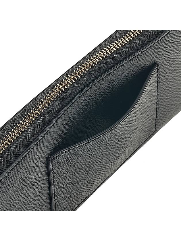 Women's Logo Zipper Long Wallet Black - MICHAEL KORS - BALAAN.