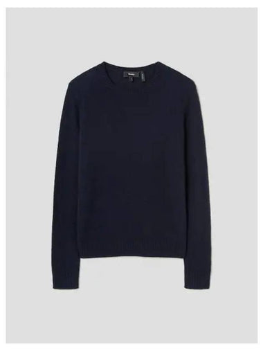 Women s Cashmere Crew Sweatshirt T shirt Neck Pullover Deep Navy Domestic Product GM0024082792721 - THEORY - BALAAN 1