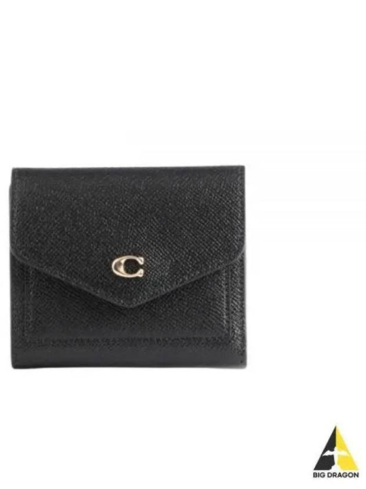 Win Small Leather Bicycle Wallet Black - COACH - BALAAN 2