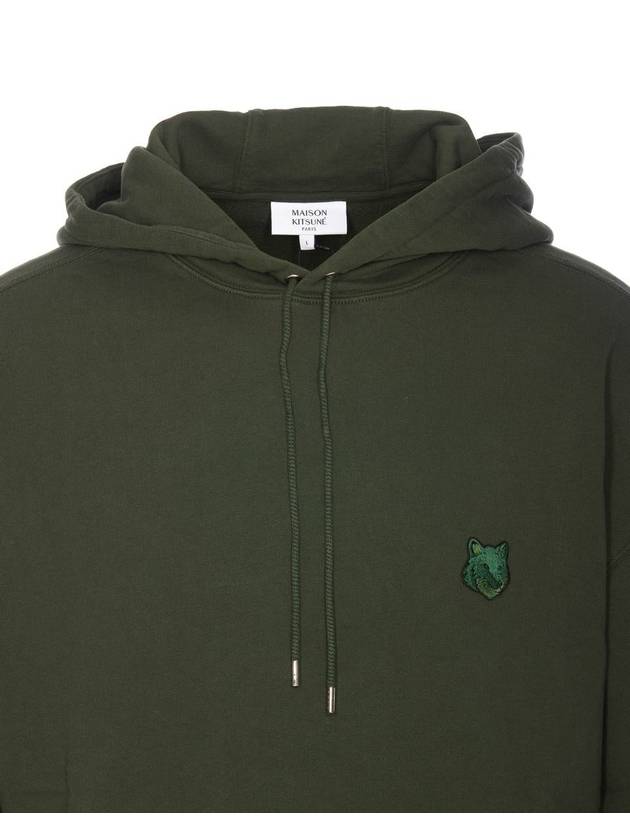 Bold Fox Head Patch Oversize Hoodie Ranger Green - MAISON KITSUNE - BALAAN 5