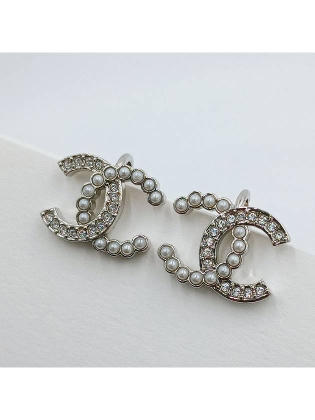 classic earrings CC logo pearl full set - CHANEL - BALAAN 1