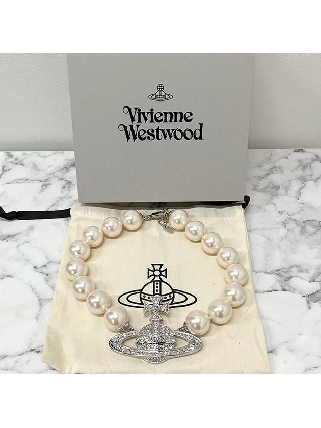 Neysa Pearl Necklace Silver - VIVIENNE WESTWOOD - BALAAN 3