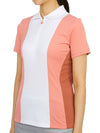 Women's Evelina Golf Polo Shirt Strawberry Ice - J.LINDEBERG - BALAAN 3