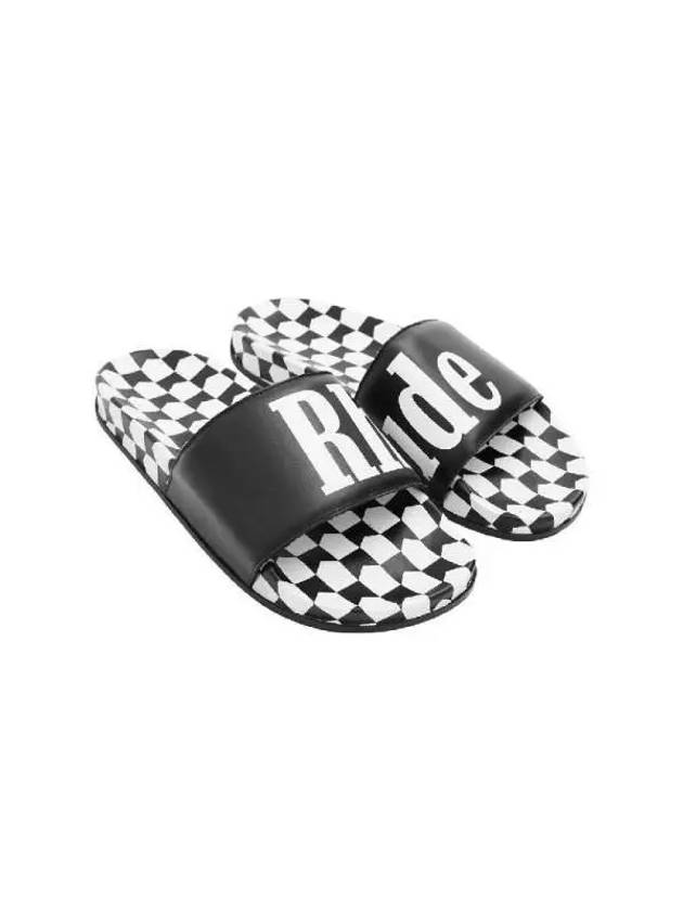 Logo Printing Checkerboard Slide RHPS24FO06619669 1669 619 - RHUDE - BALAAN 4