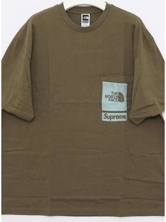 SS23KN2 OLIVE collaboration t shirt - SUPREME - BALAAN 2