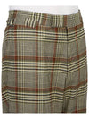 Sang Tartan Pattern Viscose Straight Wide Pants Green - VIVIENNE WESTWOOD - BALAAN 10