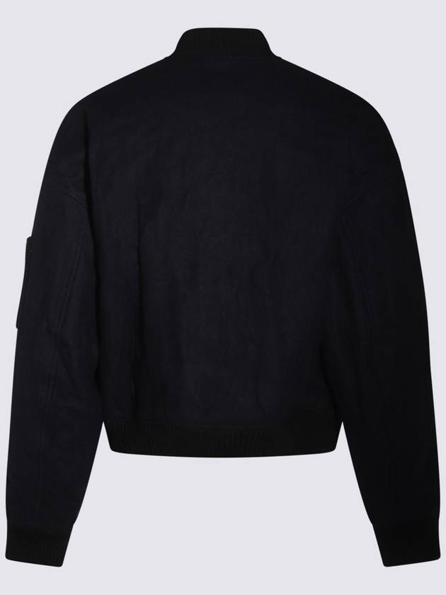 DSQUARED2 Navy Blue Wool Casual Jacket - DSQUARED2 - BALAAN 2