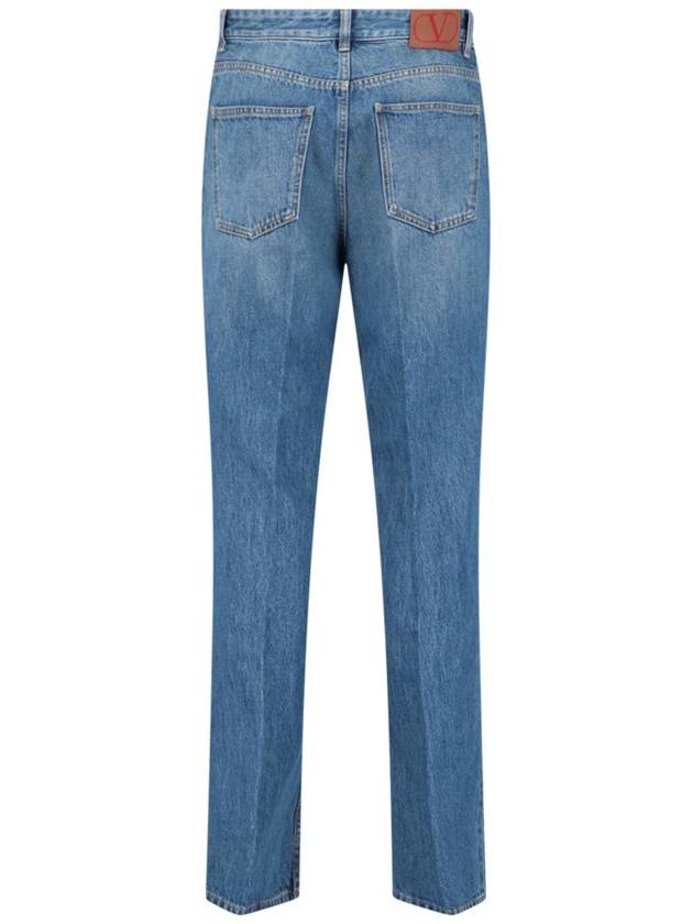 Straight Pants 2V3DE02S918 558 Denim - VALENTINO - BALAAN 3