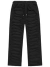 Double Layered Cut Out Sweat Track Pants Black - ULKIN - BALAAN 4