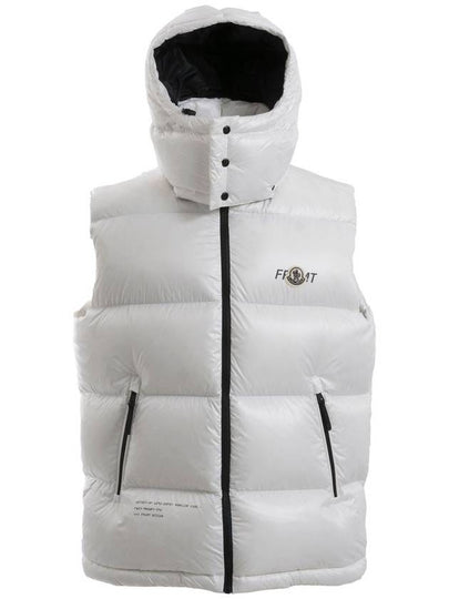 Marsh Hooded Padded Down Vest White - MONCLER - BALAAN 2