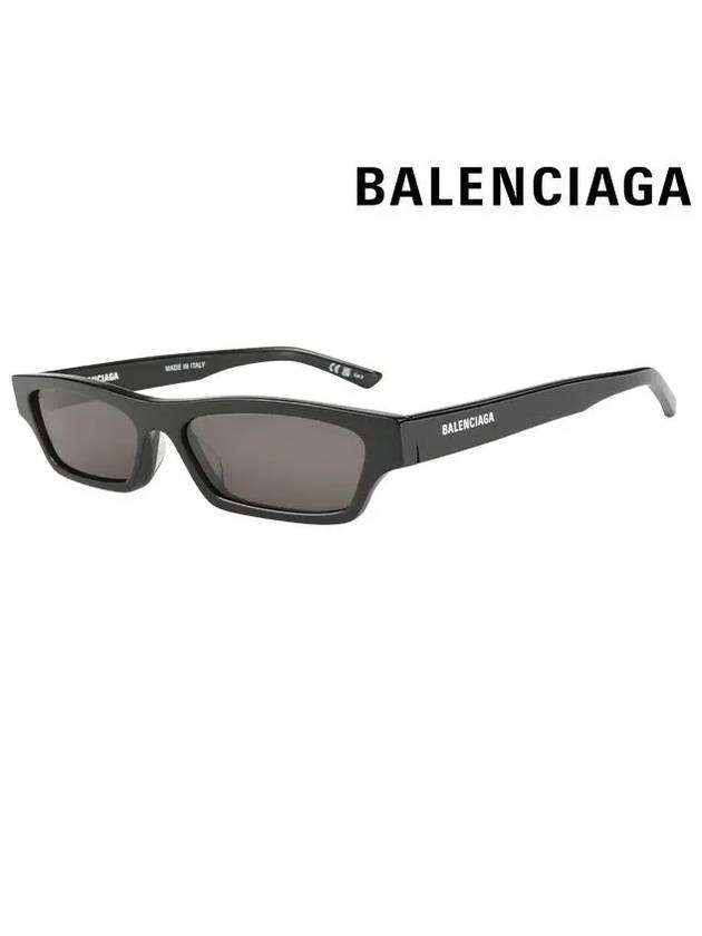 Eyewear Rectangle Acetate Sunglasses Black - BALENCIAGA - BALAAN 2